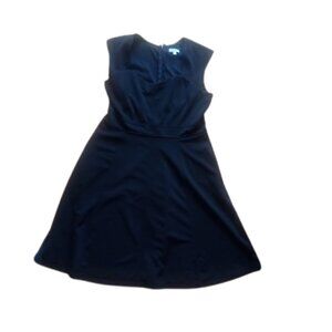 Black Sleeveless A-Line / Fit & Flare Dress Size 13